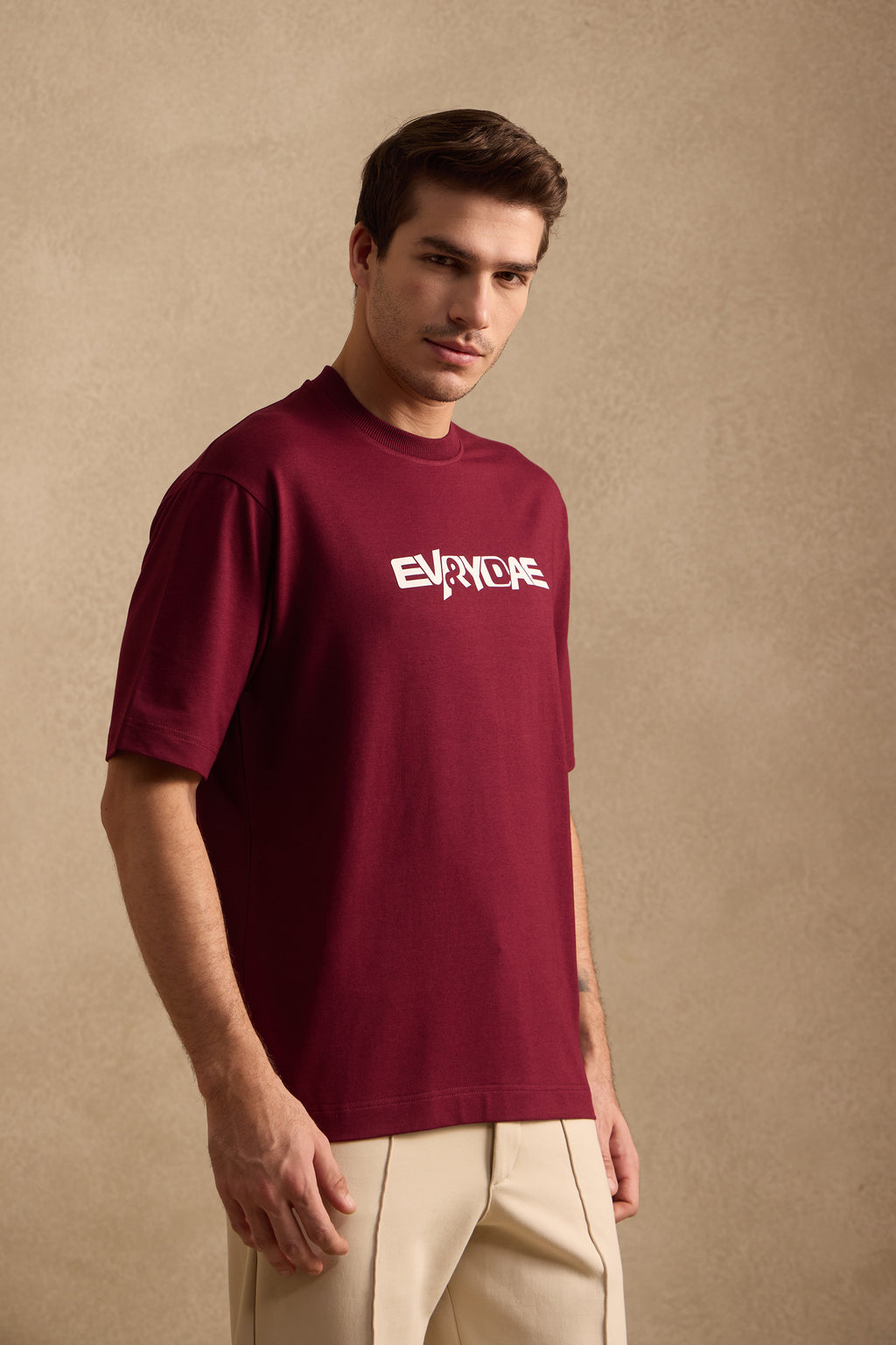 THE BAMBOO CREW TSHIRT IN MULBERRY WINE