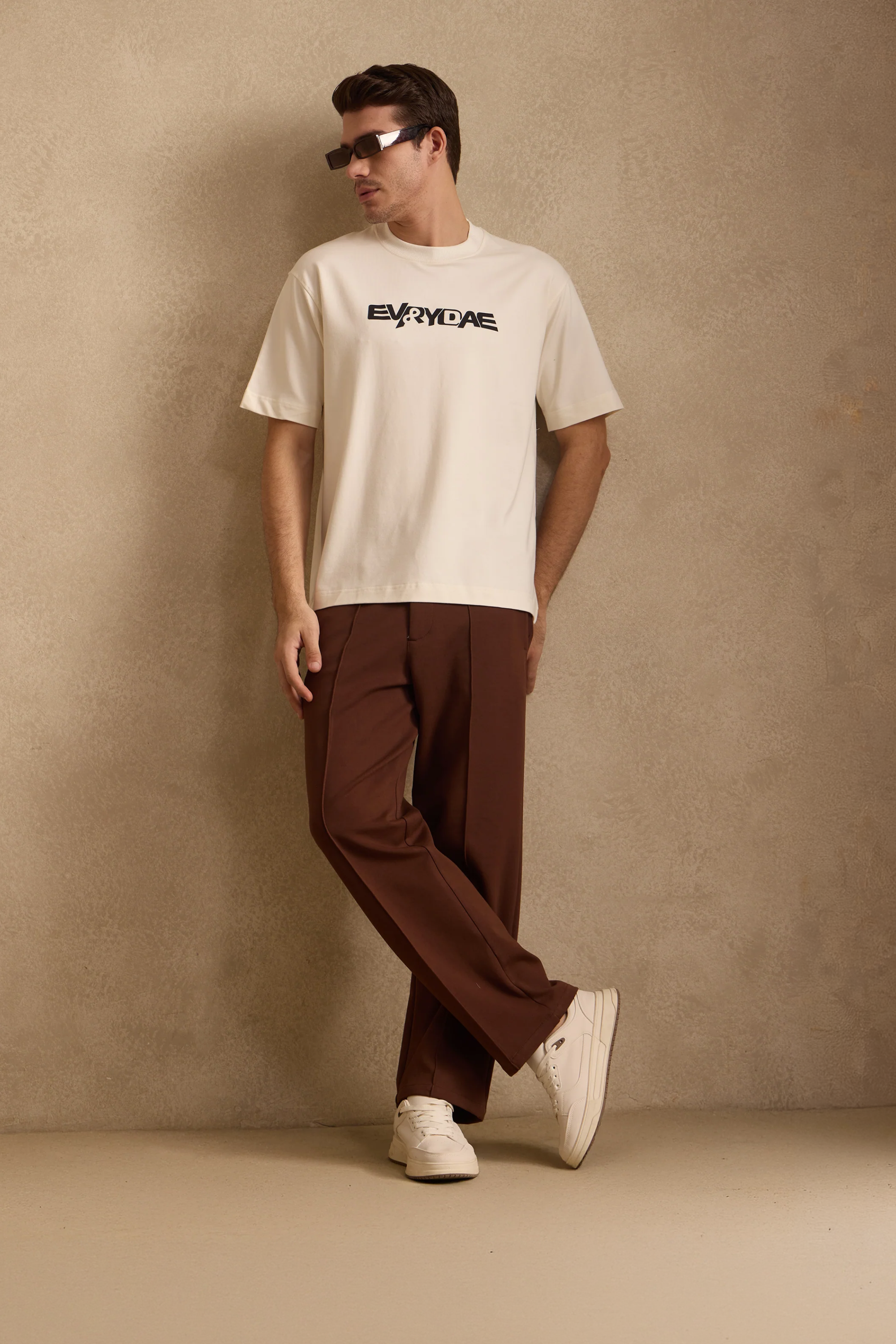 THE BAMBOO CREW TSHIRT IN OFF WHITE