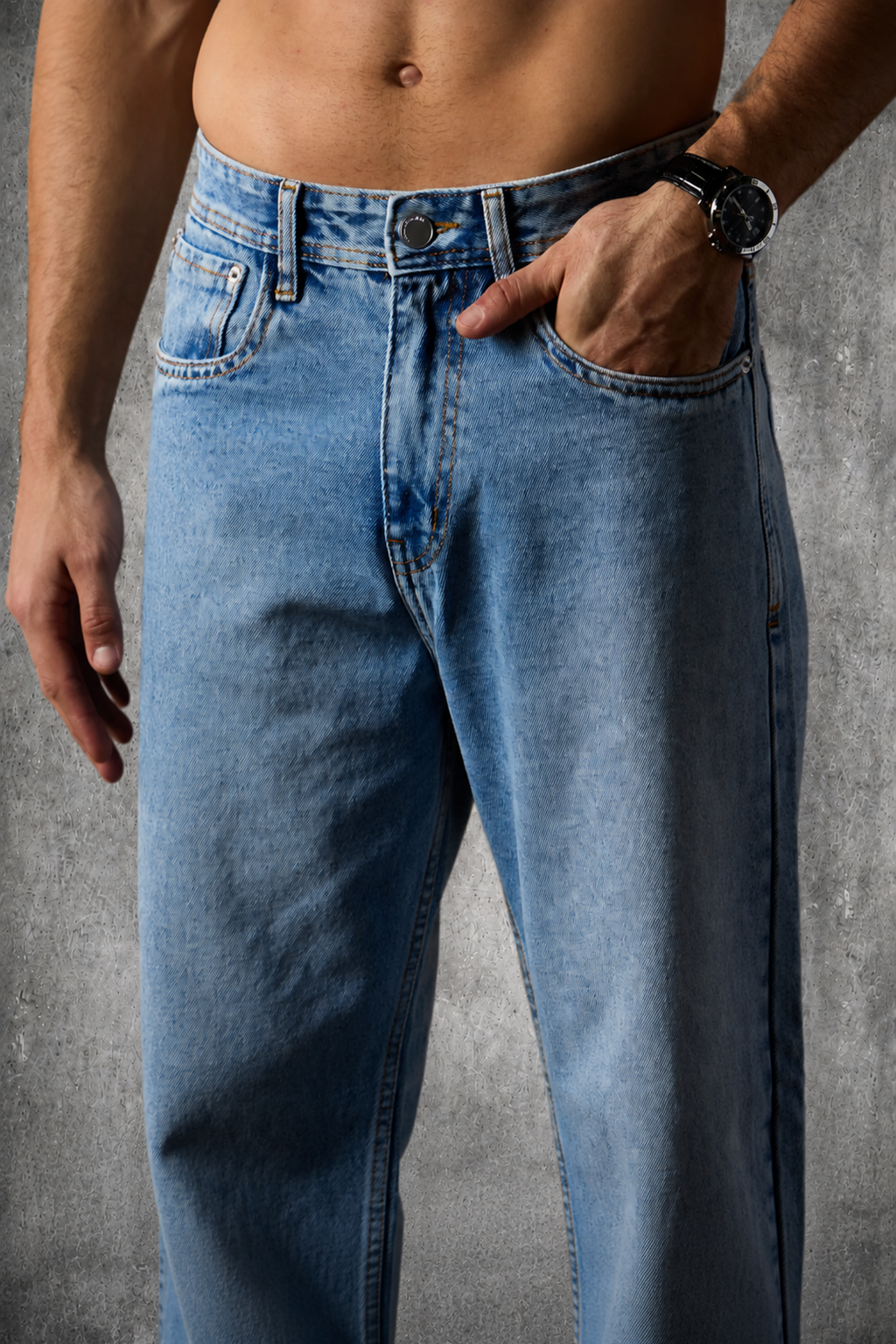 THE EASE DENIM IN FADED INDIGO