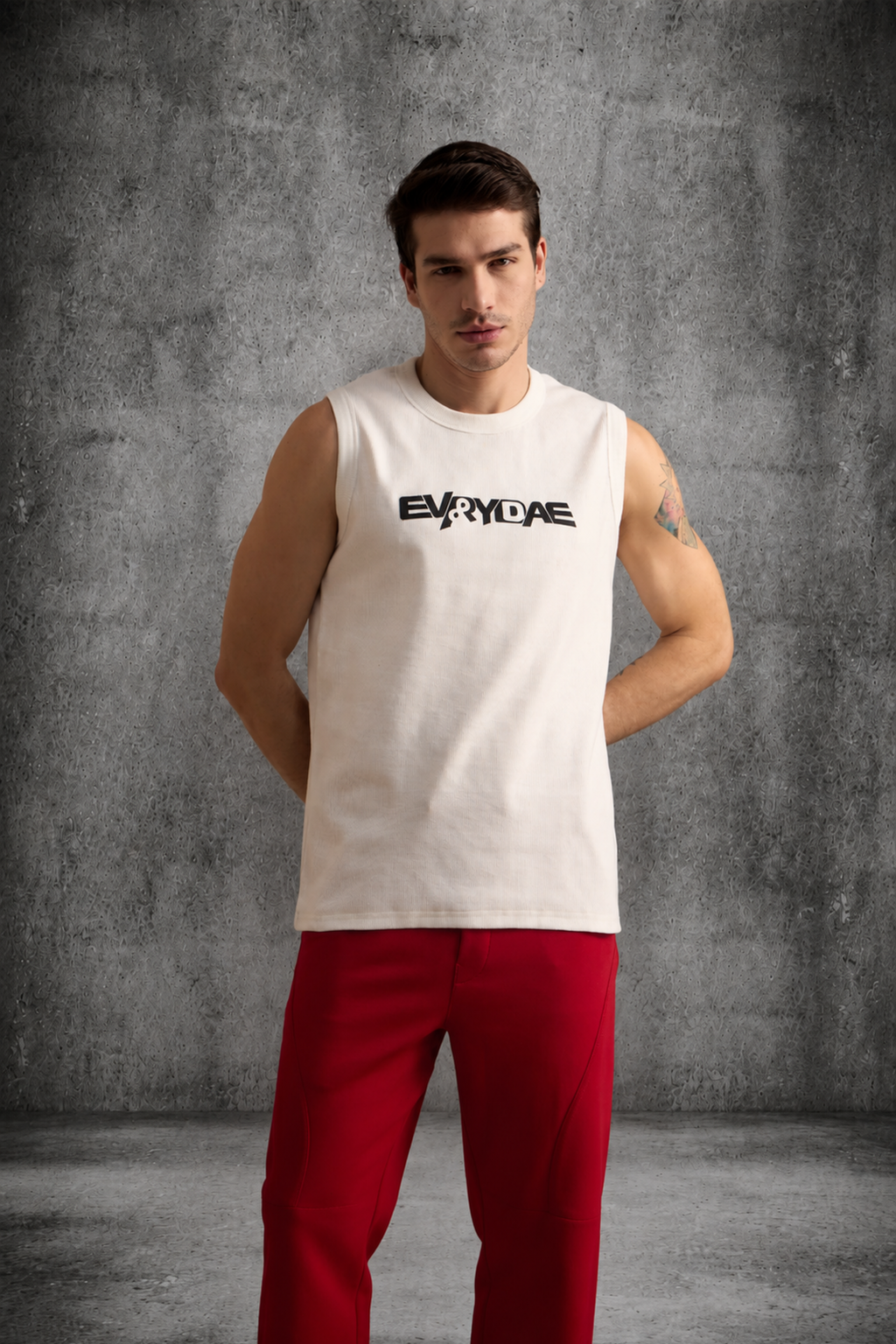 EVRYDAE RIBBED MUSCLE TANK