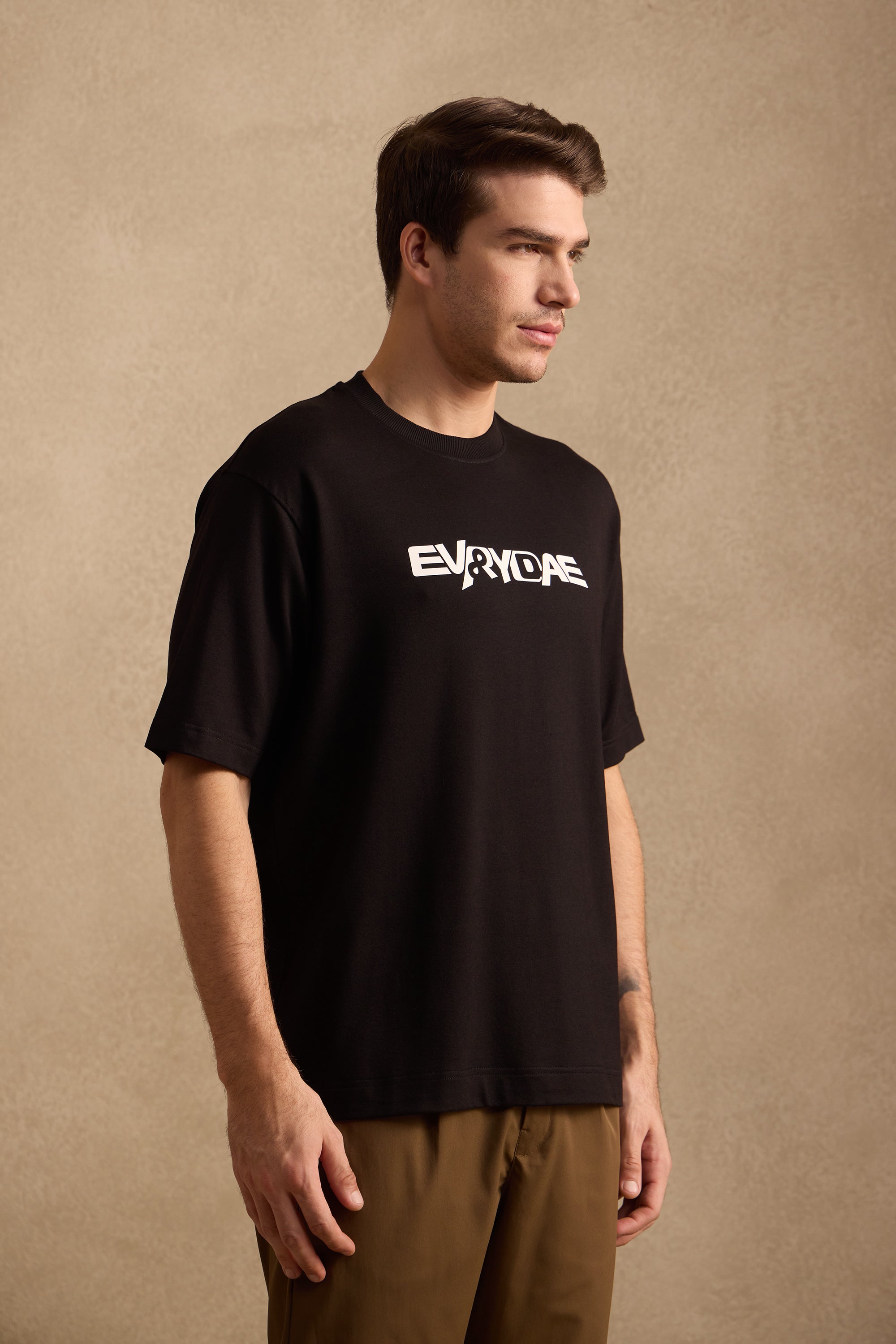 THE BAMBOO CREW TSHIRT IN DEEP BLACK