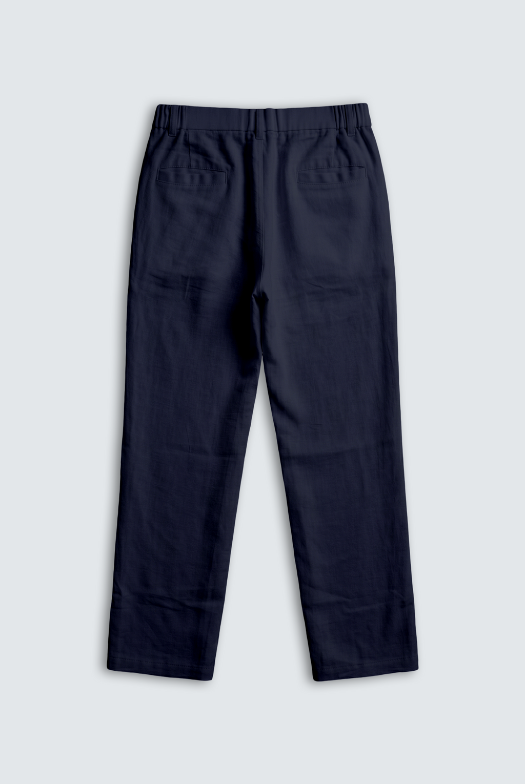 EVRYDAE SEOUL LINEN TROUSER IN ROYAL NAVY