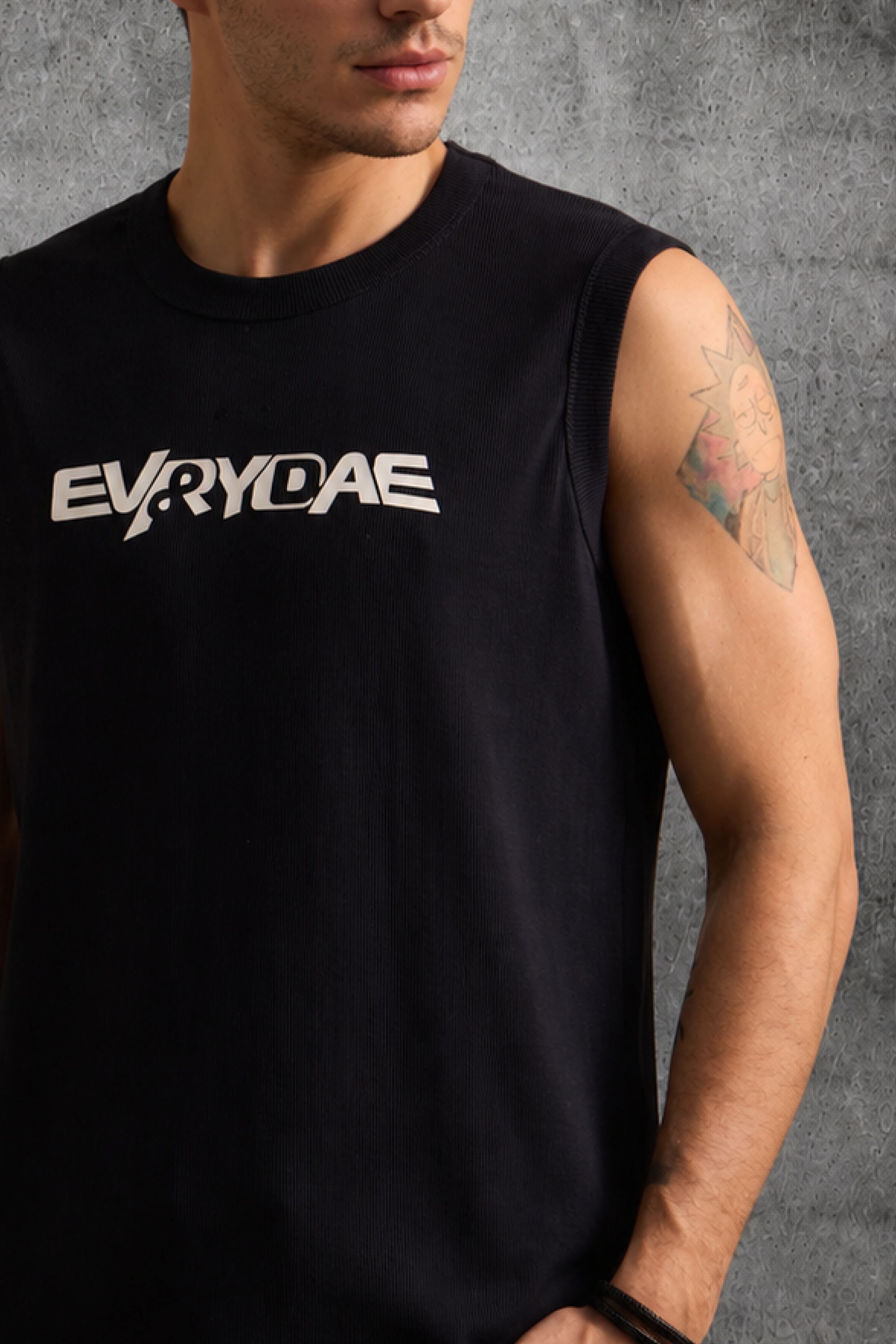 EVRYDAE RIBBED MUSCLE TANK