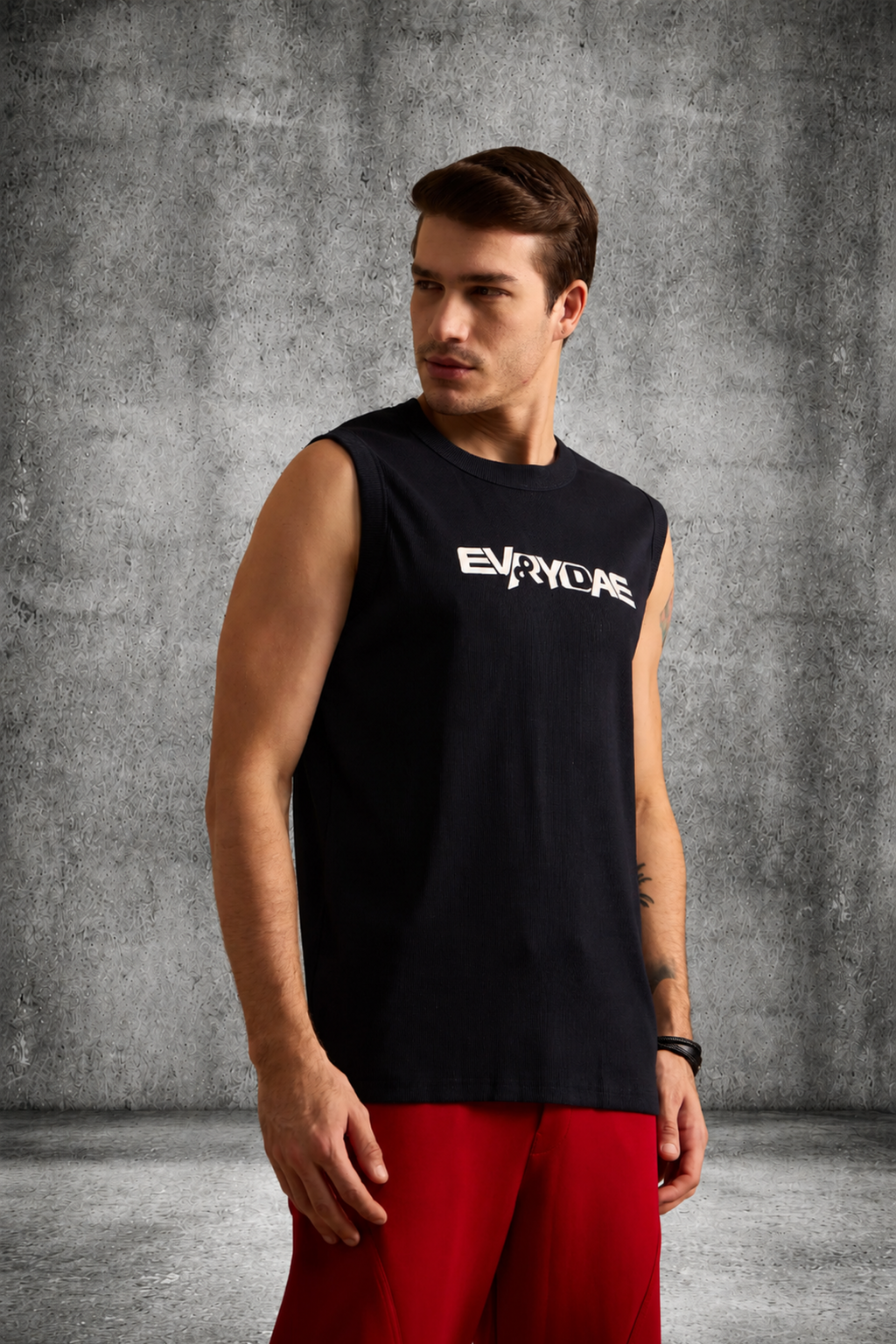 EVRYDAE RIBBED MUSCLE TANK