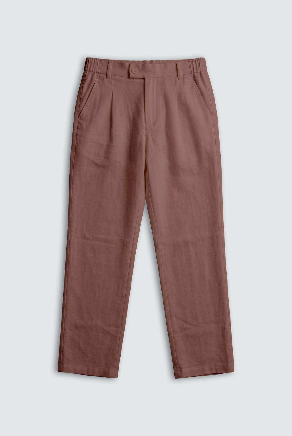 EVRYDAE SEOUL LINEN TROUSER IN SIENNA CLAY