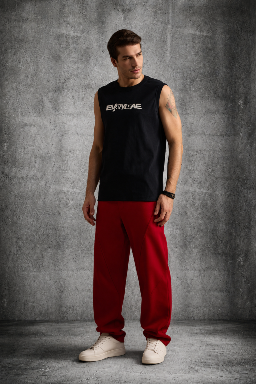 EVRYDAE RIBBED MUSCLE TANK
