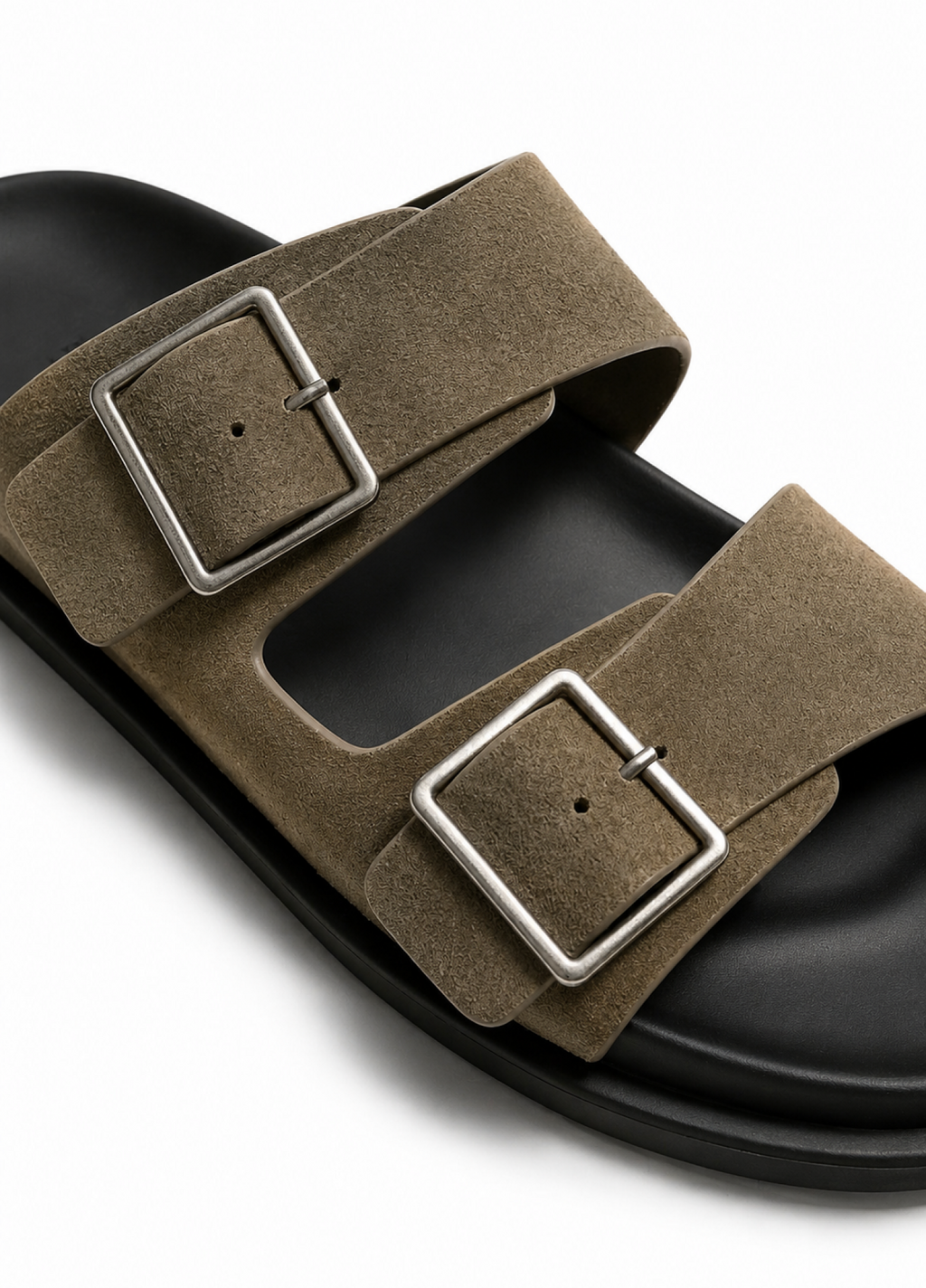 EVRYDAE ALDEN SUEDE SLIDES