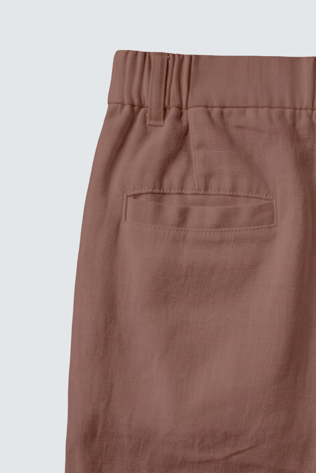 EVRYDAE SEOUL LINEN TROUSER IN SIENNA CLAY