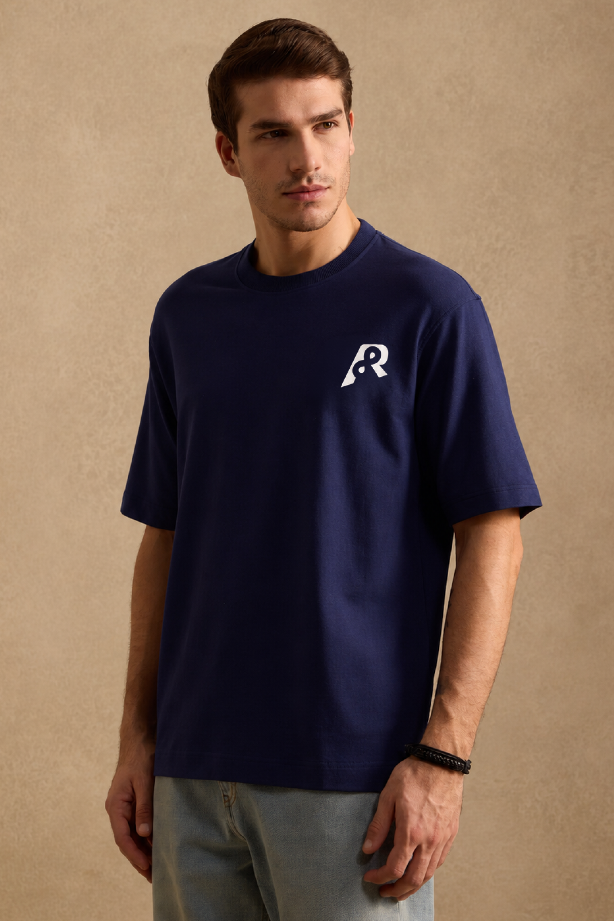 THE BAMBOO CREW TSHIRT IN ROYAL NAVY