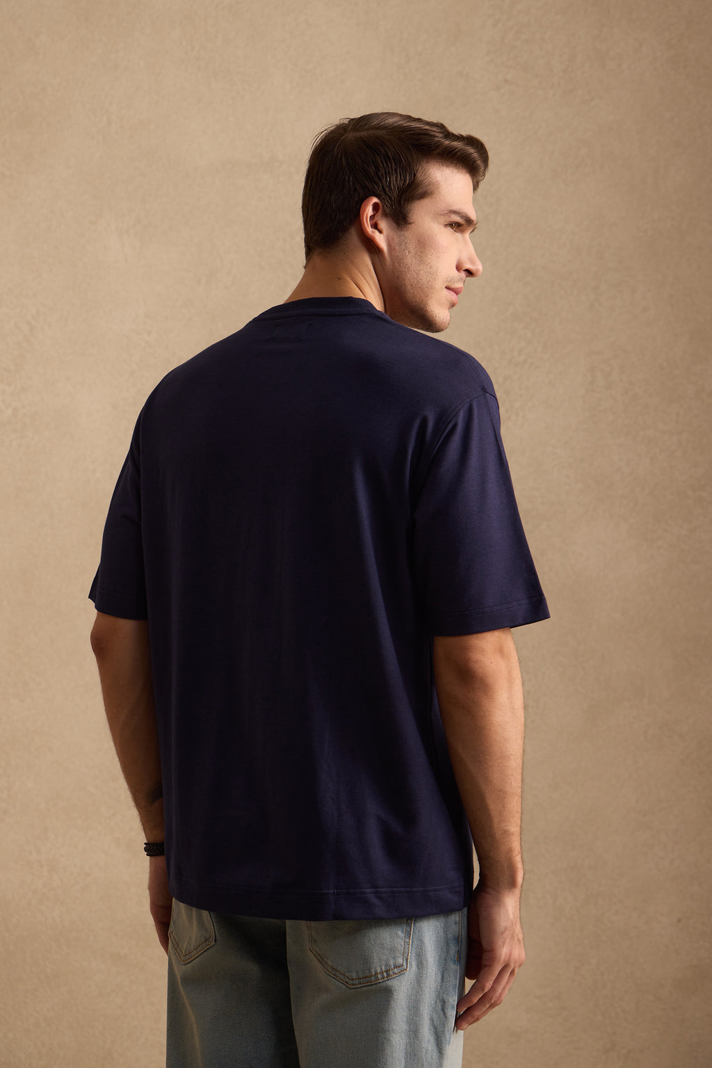 THE BAMBOO CREW TSHIRT IN ROYAL NAVY
