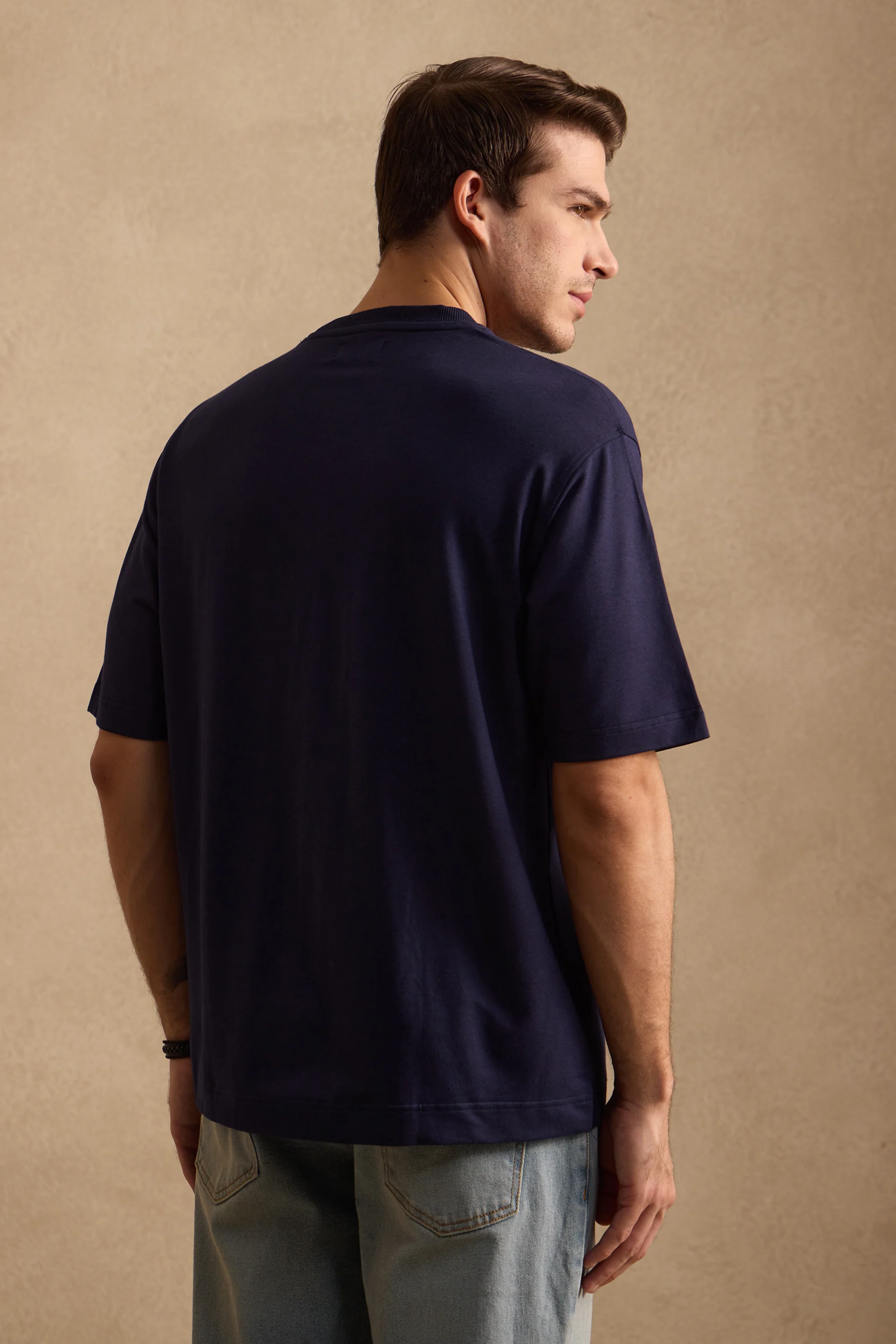 THE BAMBOO CREW TSHIRT IN ROYAL NAVY