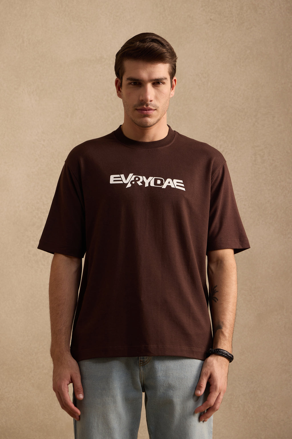 THE BAMBOO CREW NECK IN EXPRESSO BROWN