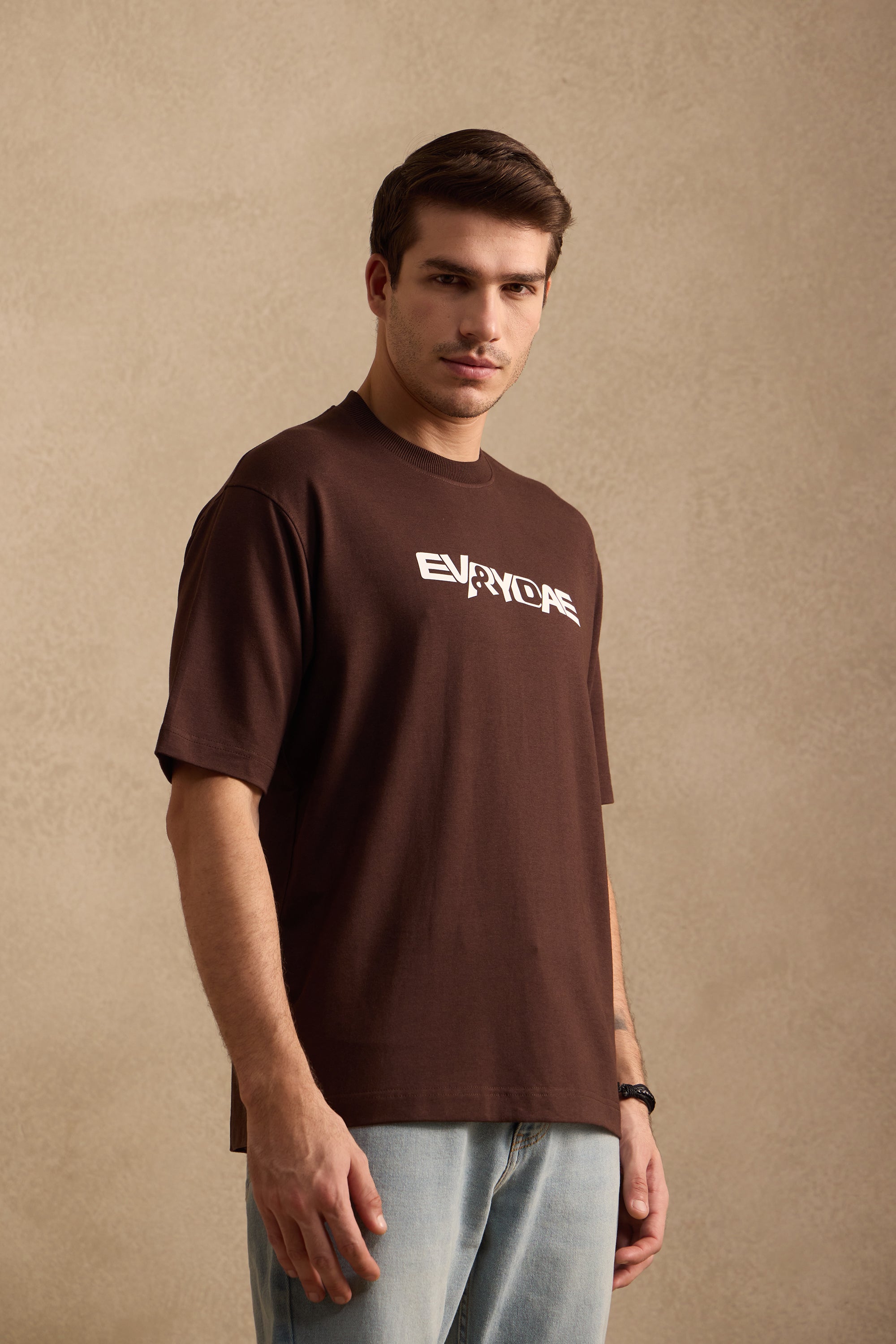 THE BAMBOO CREW NECK IN EXPRESSO BROWN
