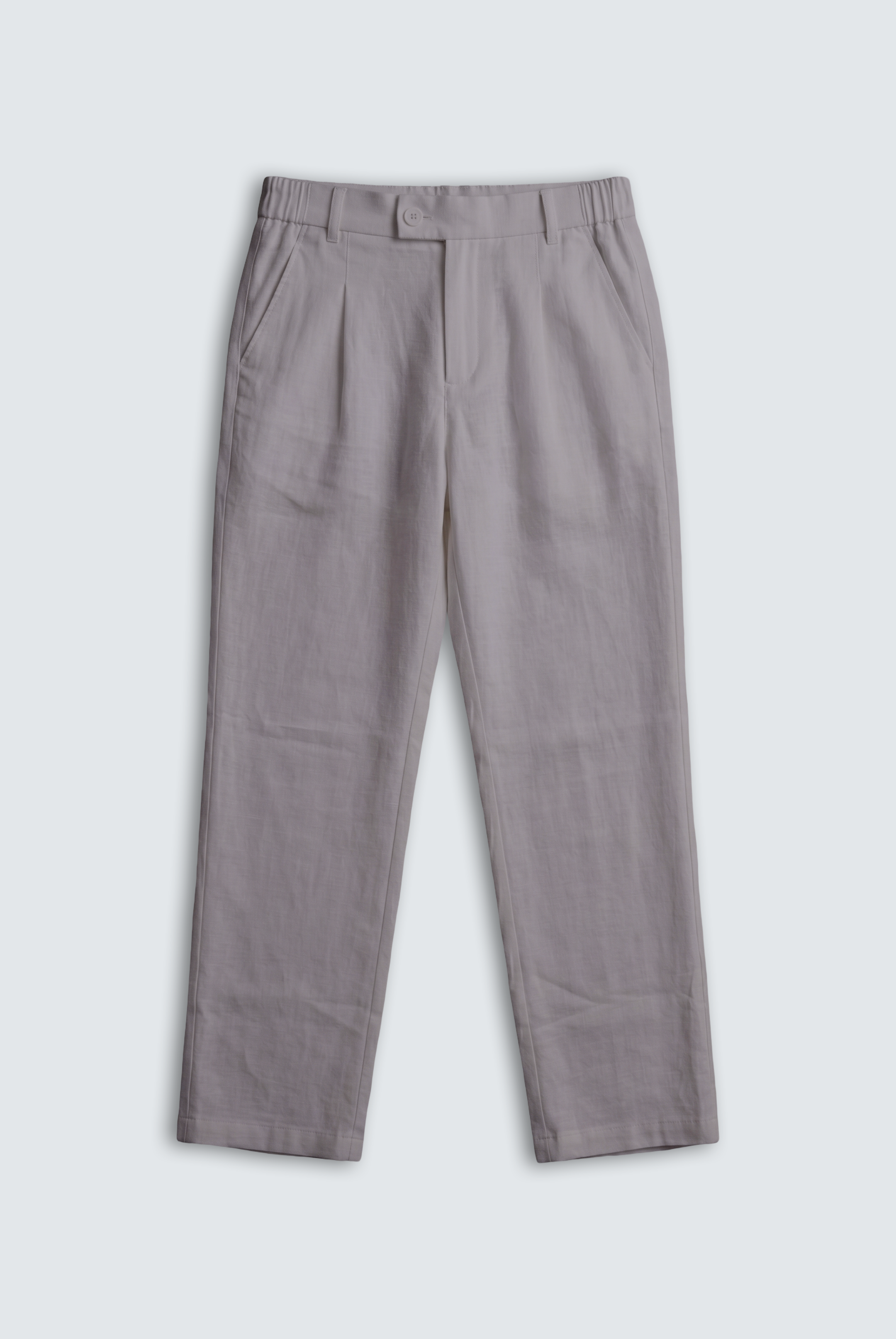 EVRYDAE SEOUL LINEN TROUSER IN ASH GREY