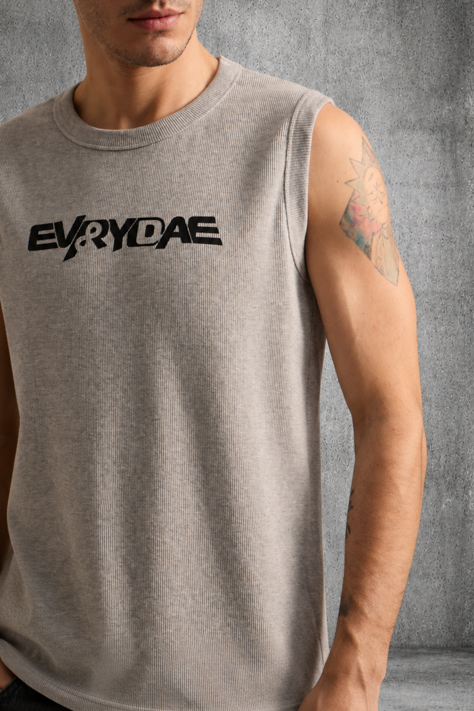 EVRYDAE RIBBED MUSCLE TANK