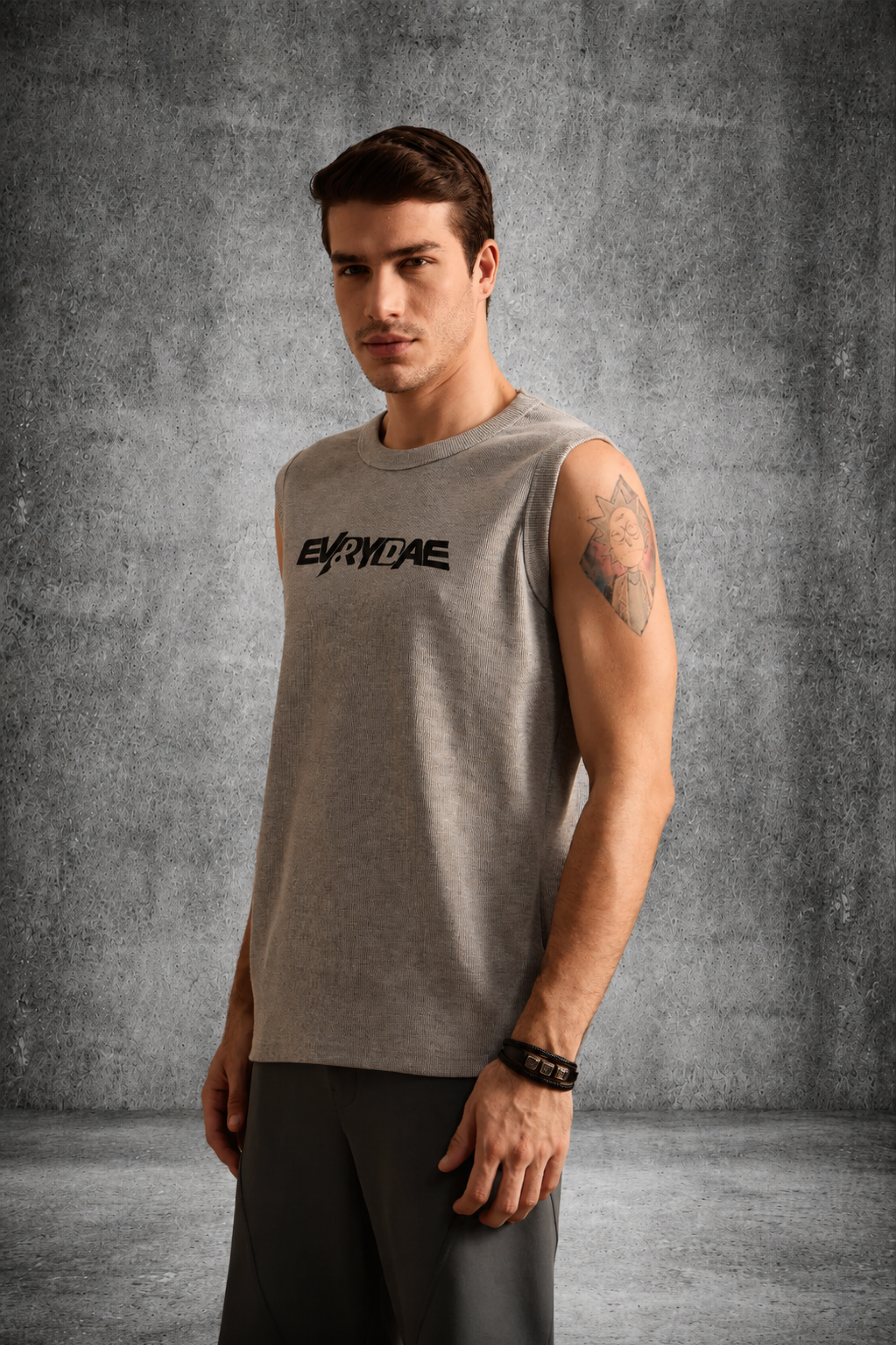 EVRYDAE RIBBED MUSCLE TANK