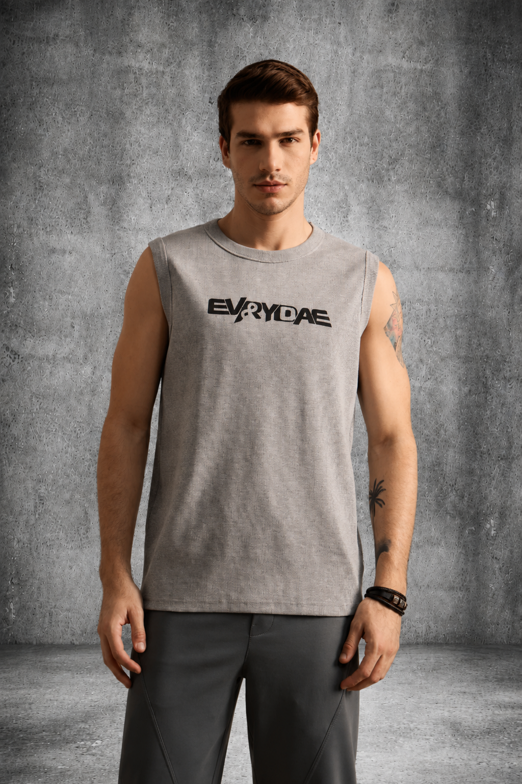 EVRYDAE RIBBED MUSCLE TANK