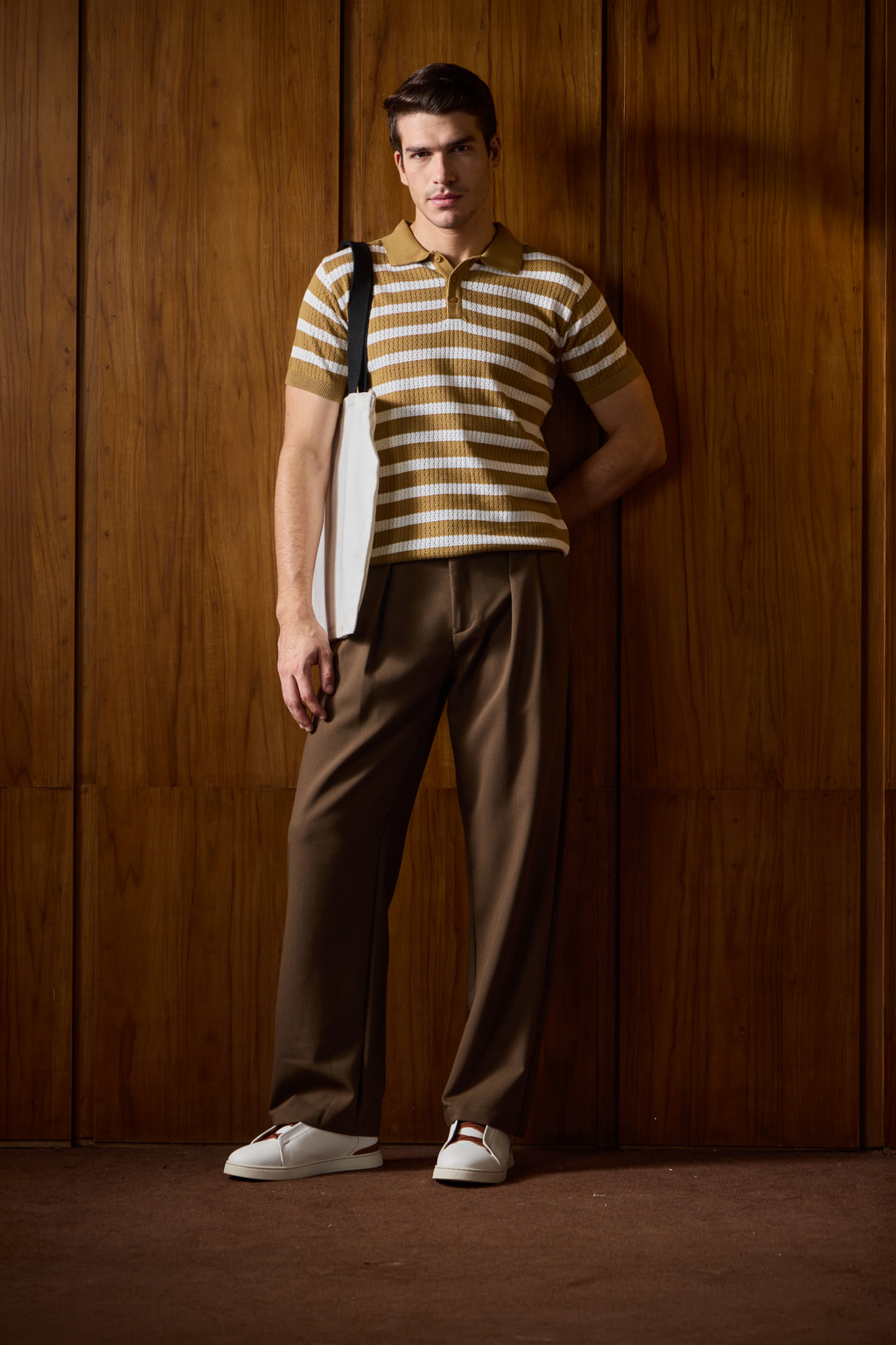 THE SEOUL PLEATED PANTS IN CHESTNUT
