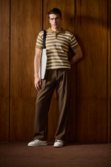 THE SEOUL PLEATED PANTS IN CHESTNUT