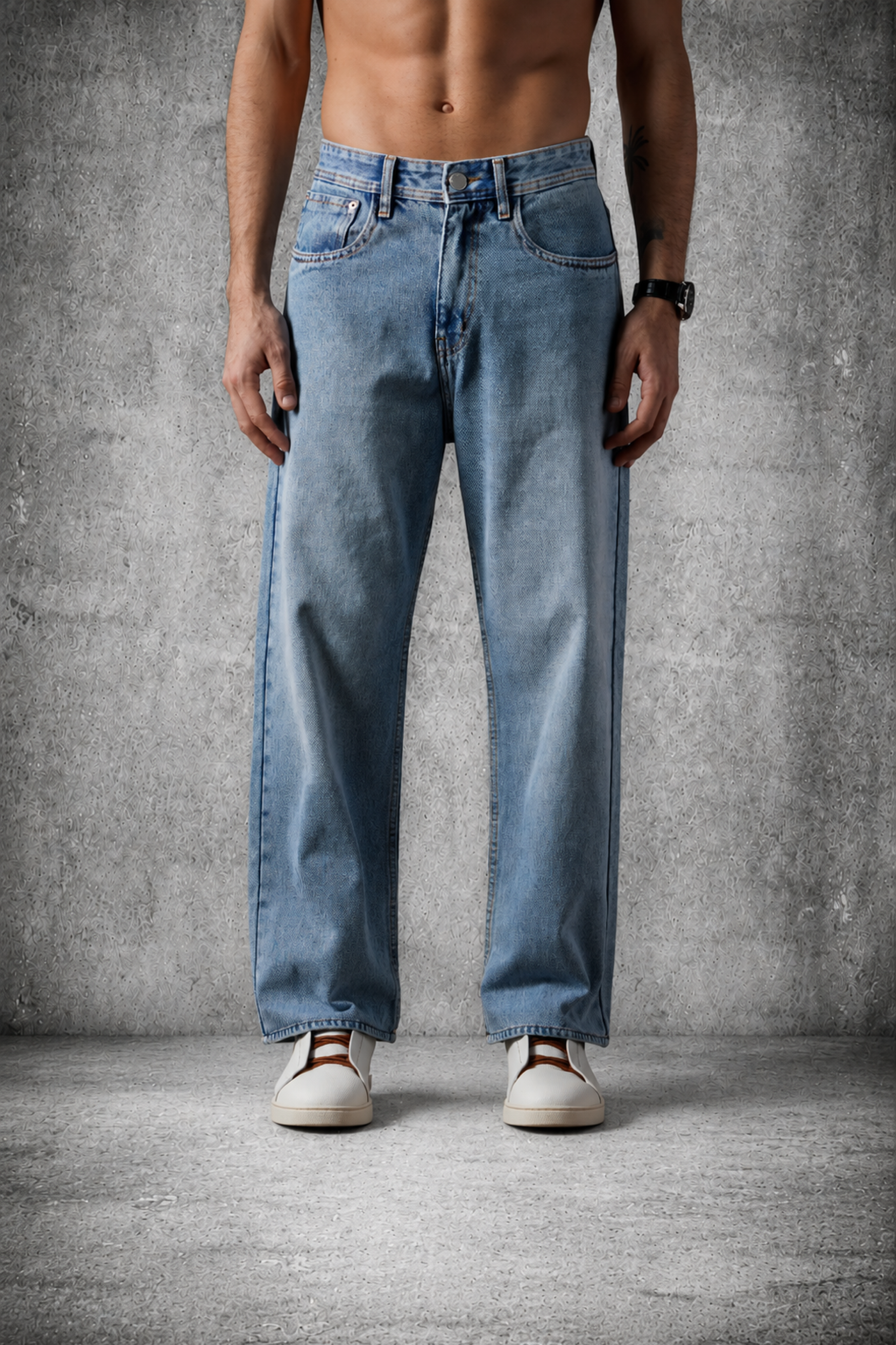 THE EASE DENIM IN FADED INDIGO