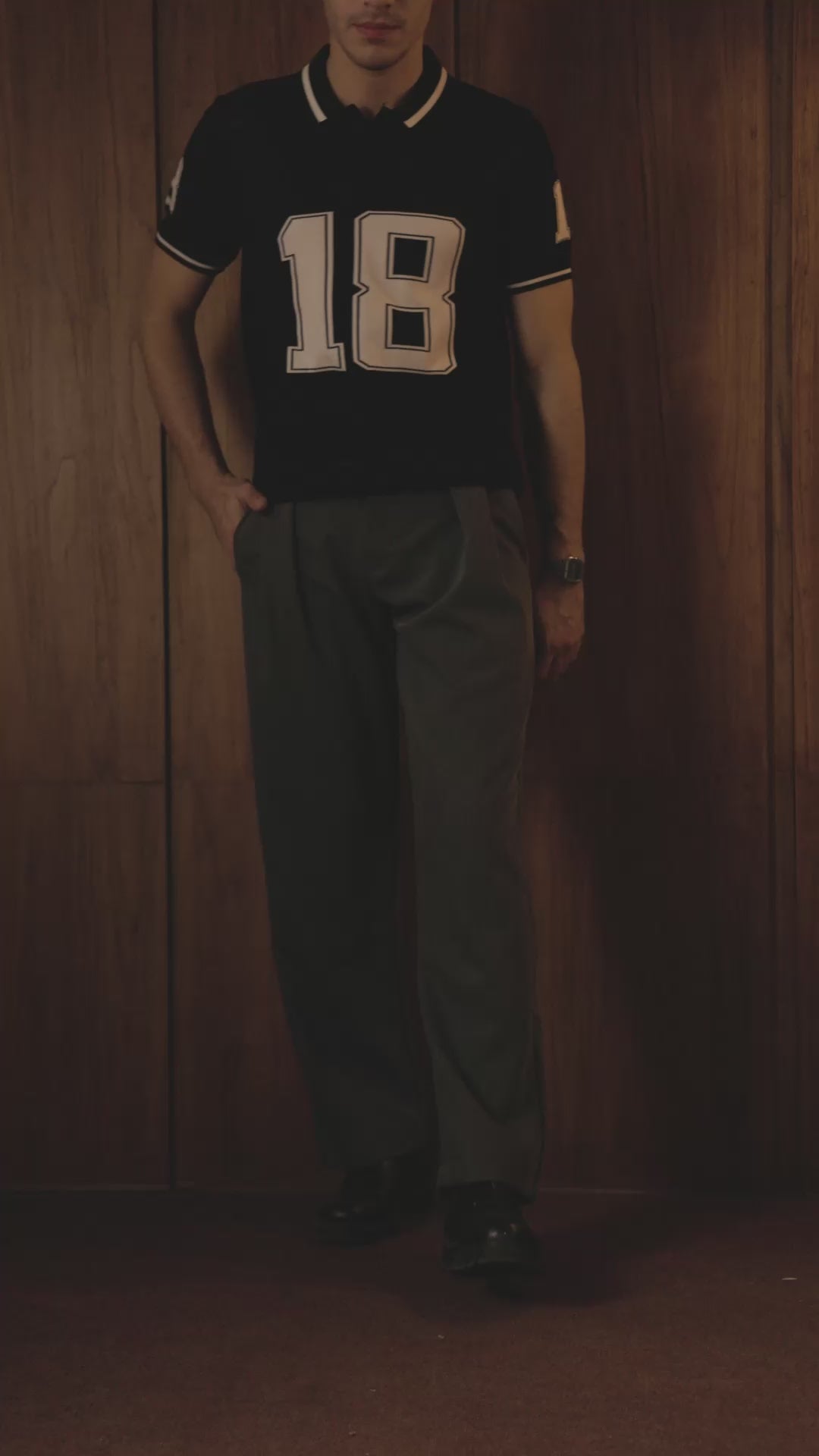 THE  SEOUL PLEATED PANTS IN CHARCOAL GREY