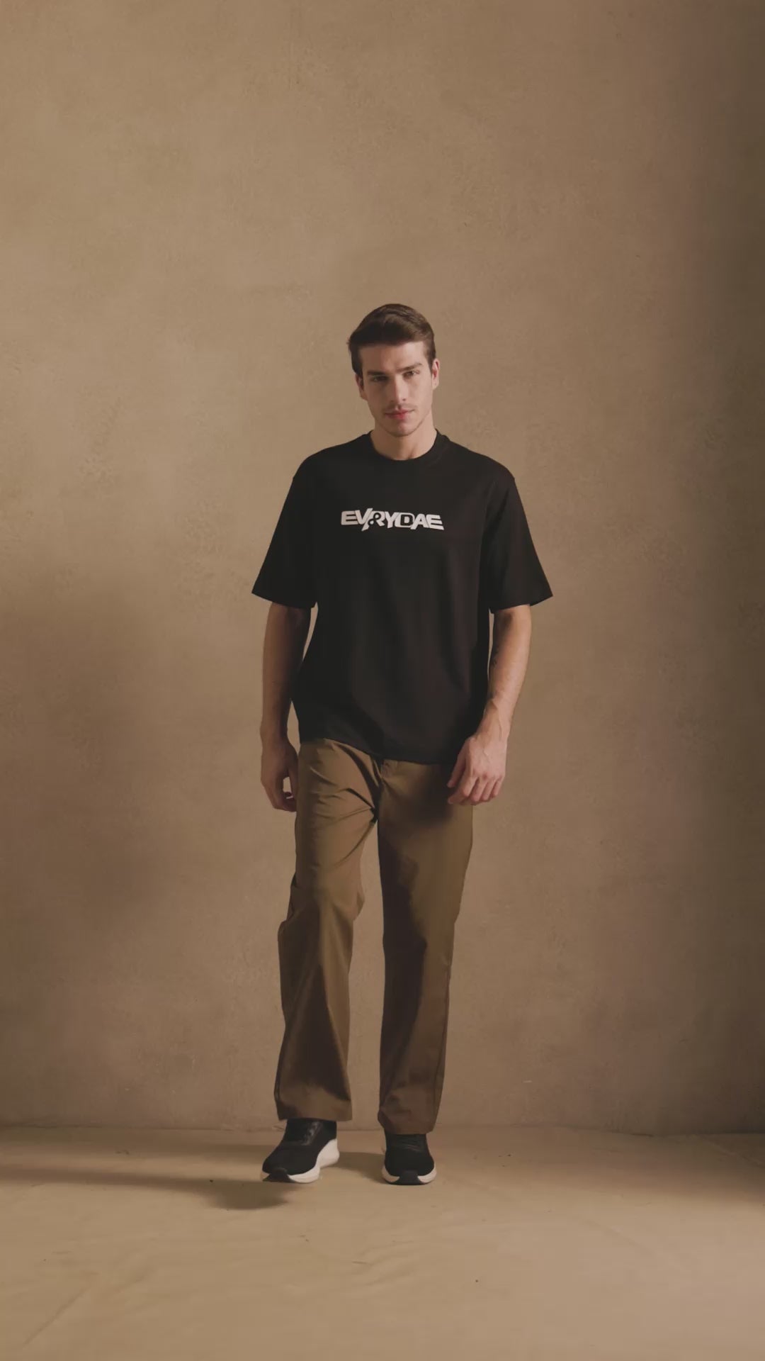 THE BAMBOO CREW TSHIRT IN DEEP BLACK