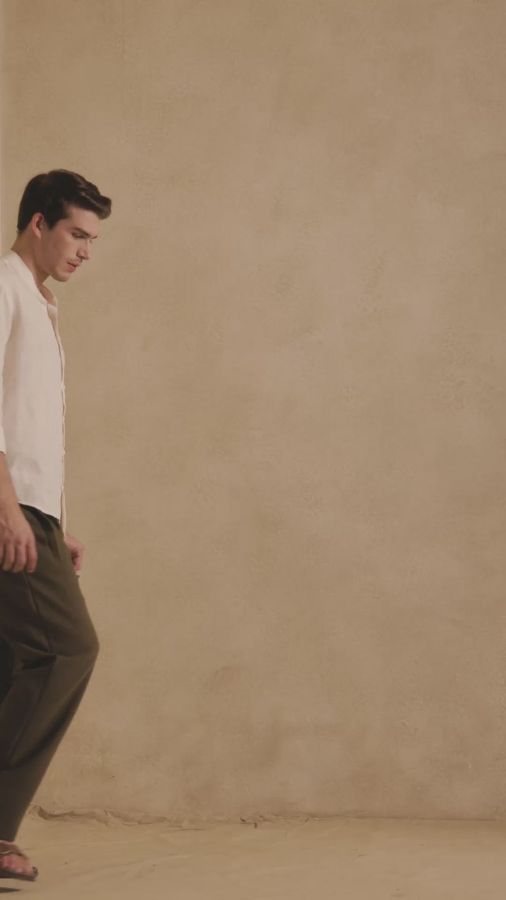 THE SEOUL PLEATED PANTS IN CHESTNUT