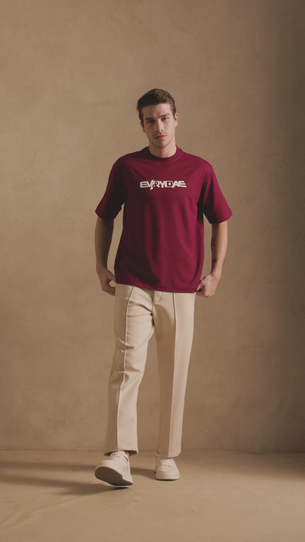 THE BAMBOO CREW TSHIRT IN MULBERRY WINE